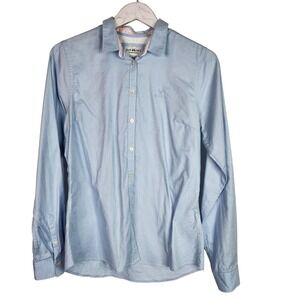 JEAN PAUL Shirt Womens Medium Blue‎ Hannah Stretch Button Up Top Long Sleeve
